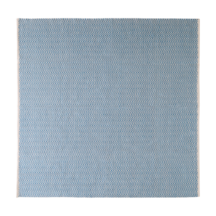 インド綿 200×200 ラグ ブルー